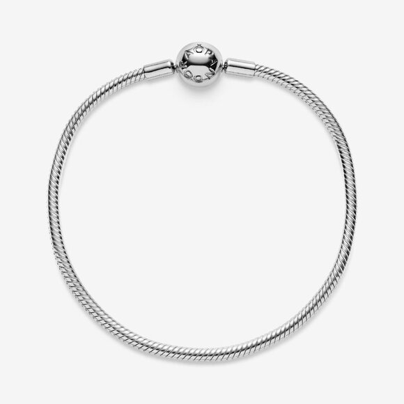 Pandora Moments Snake Chain Charm Silver Bracelet - Picture 1 of 2